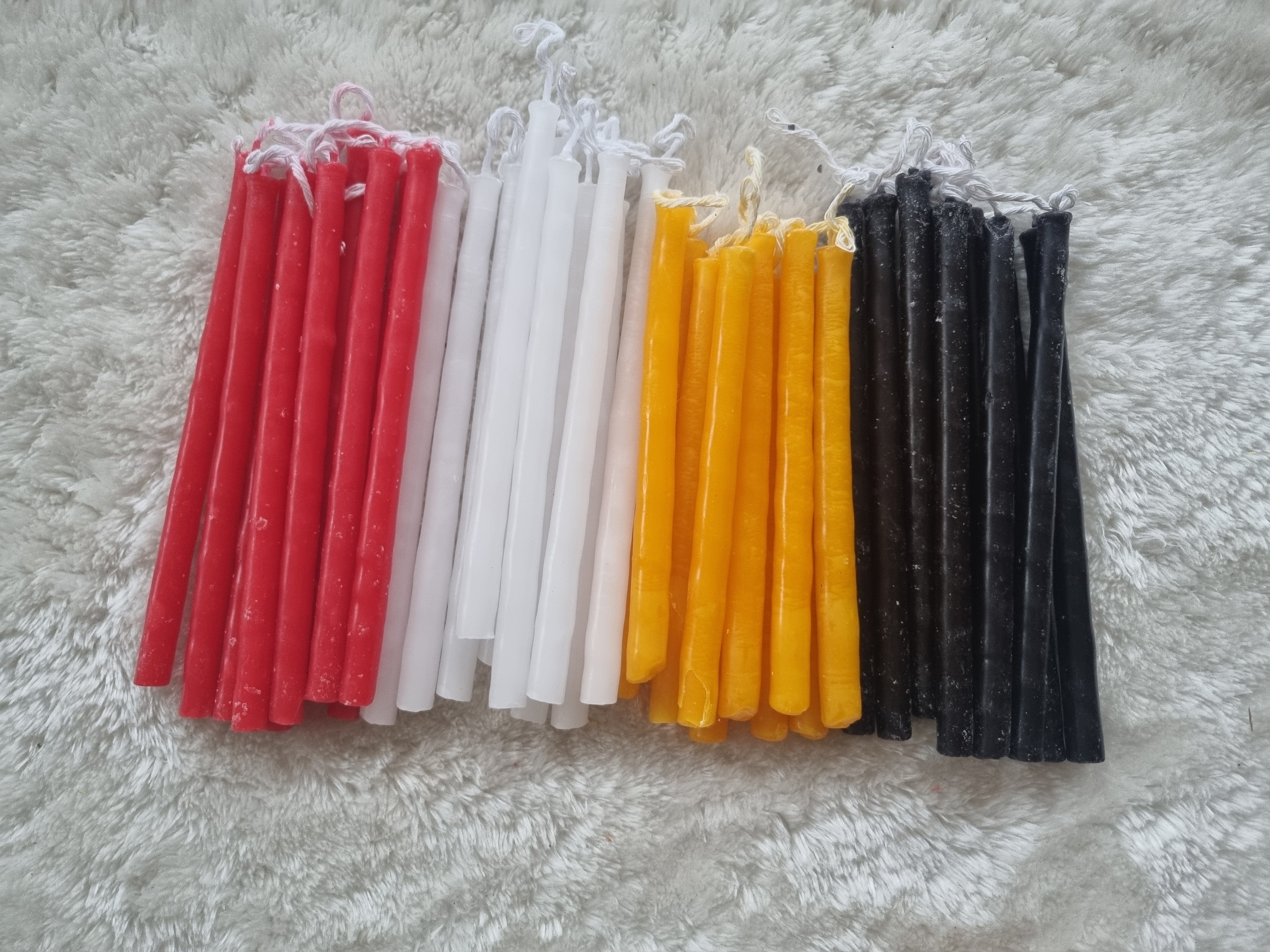 10 stk. Mayan Candles ~ sort (frigivelse af negativ energi)