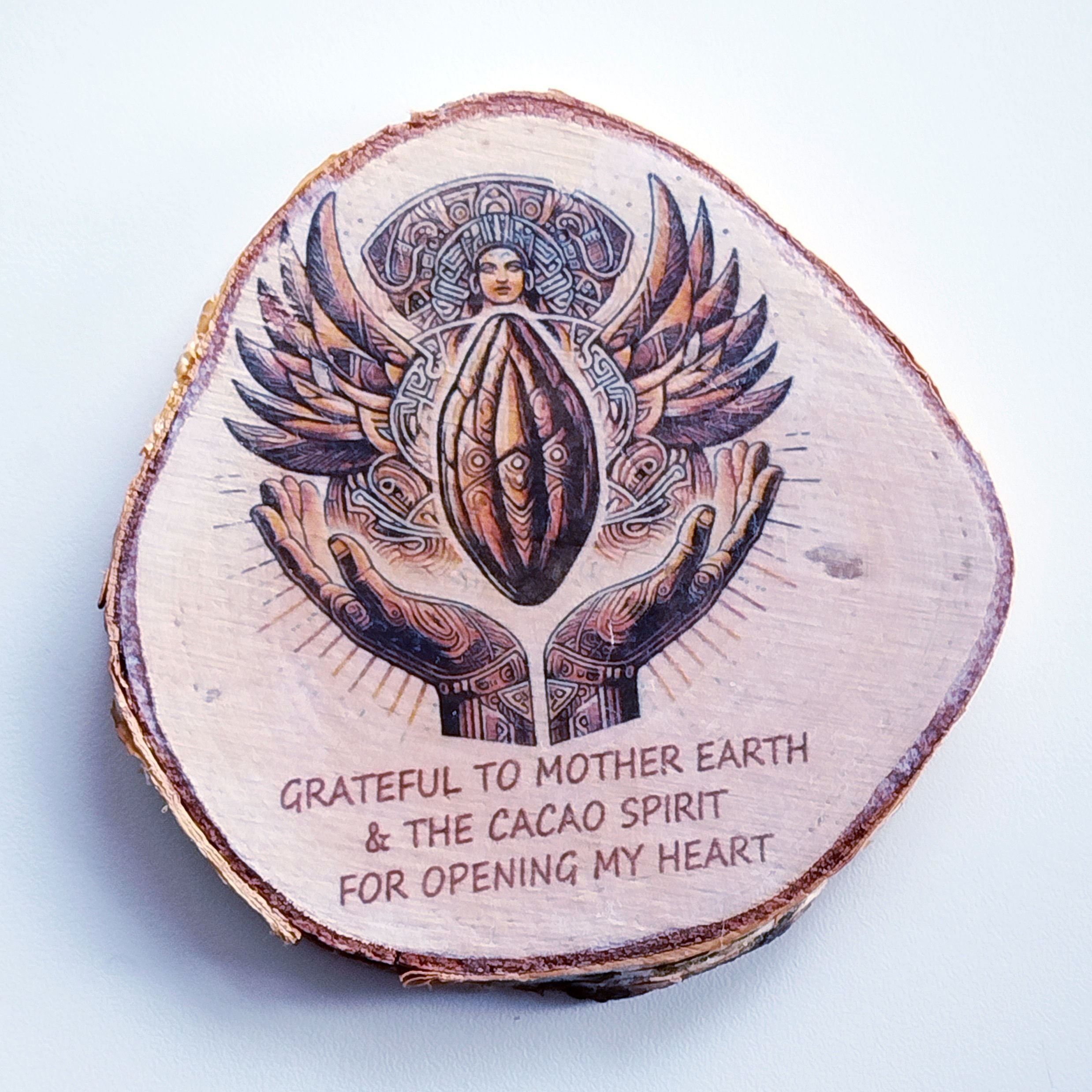 "Grateful to Mother Earth" ritual item (træ)
