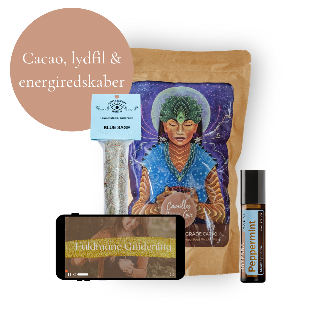 Fuldmåne ritual 🌕 - Cacao, Guidet ceremoni & energiredskaber