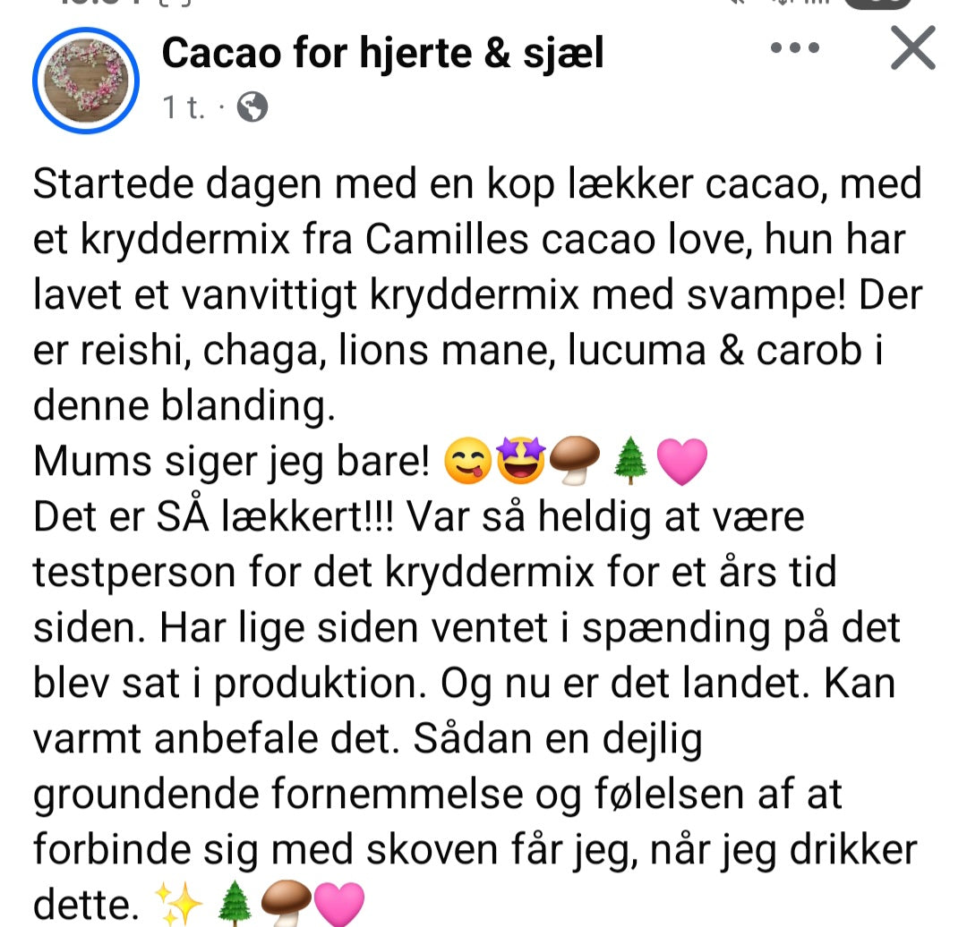 "Connected" 🌀 - Krydderimix til din cacao ~ 195g (øko)