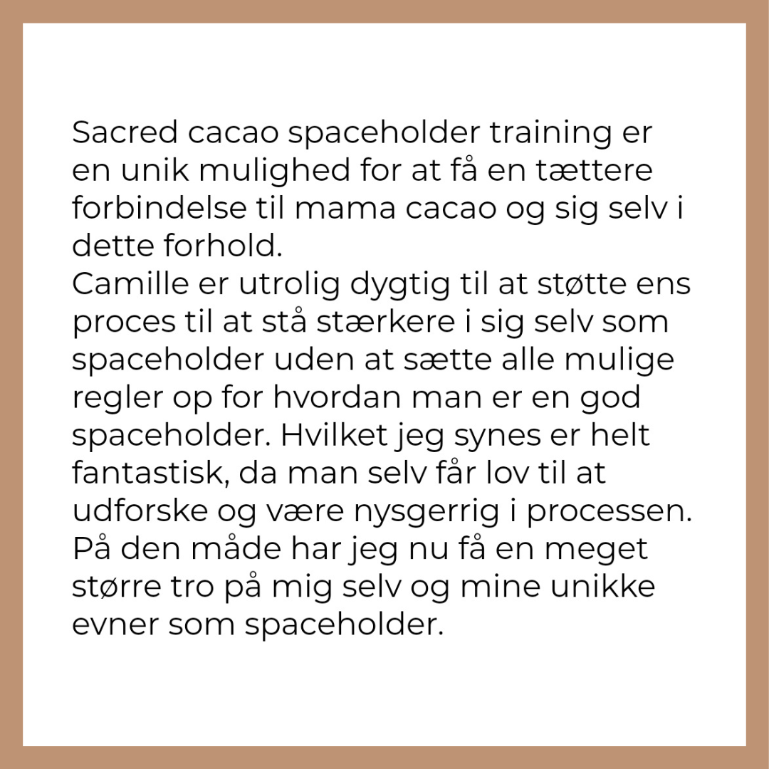 Sacred Cacao Guardian Training