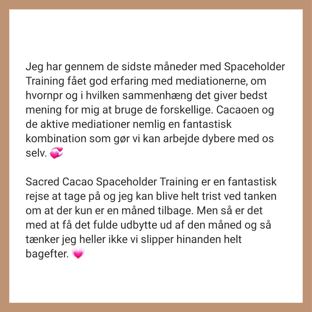 Sacred Cacao Guardian Training