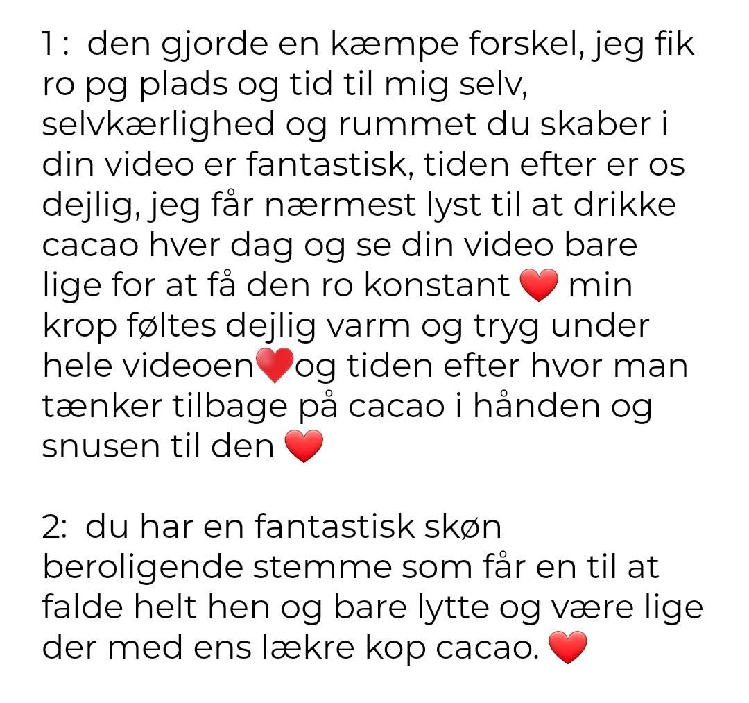 Guided Cacao Ceremoni: Nourished Mother (video)