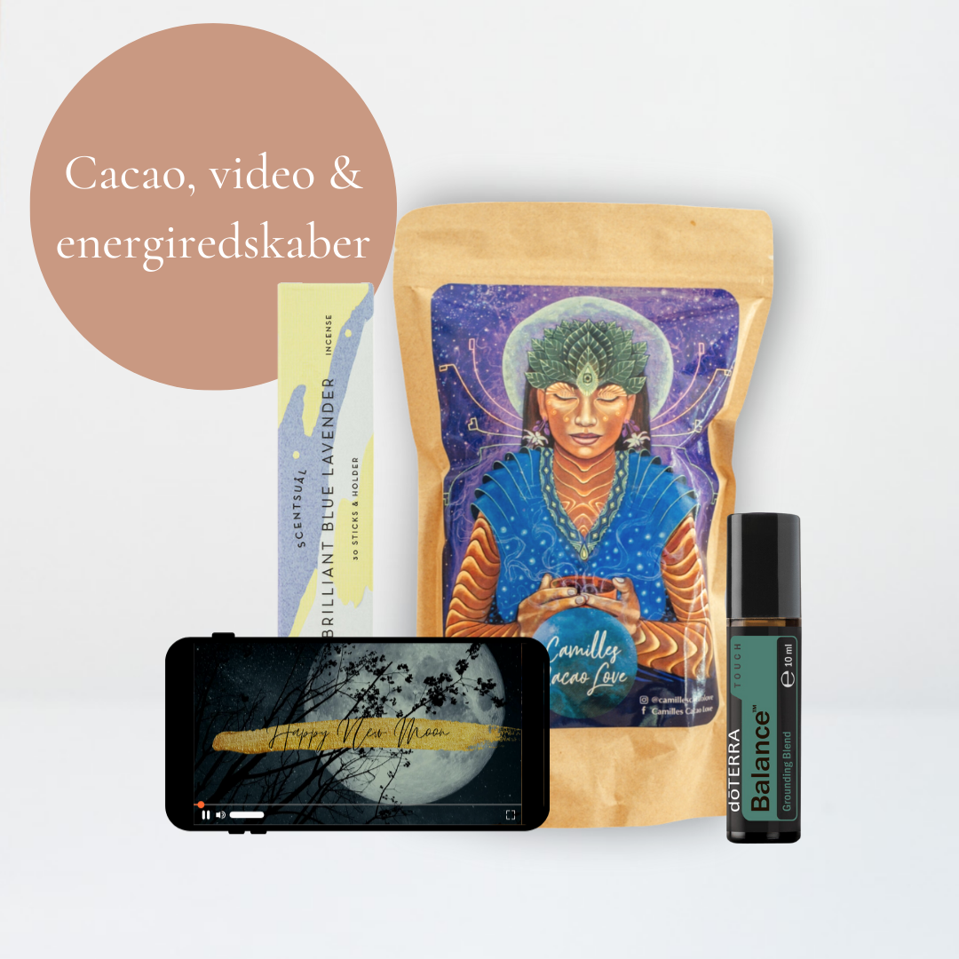 Nymåne ritual 🌙 Cacao, Guidet ceremoni & energiredskaber