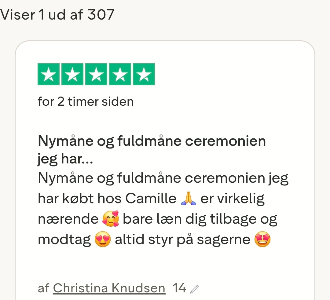 Fuldmåne ritual 🌕 - Cacao, Guidet ceremoni & energiredskaber