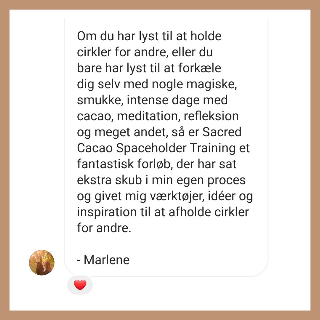 Sacred Cacao Guardian Training