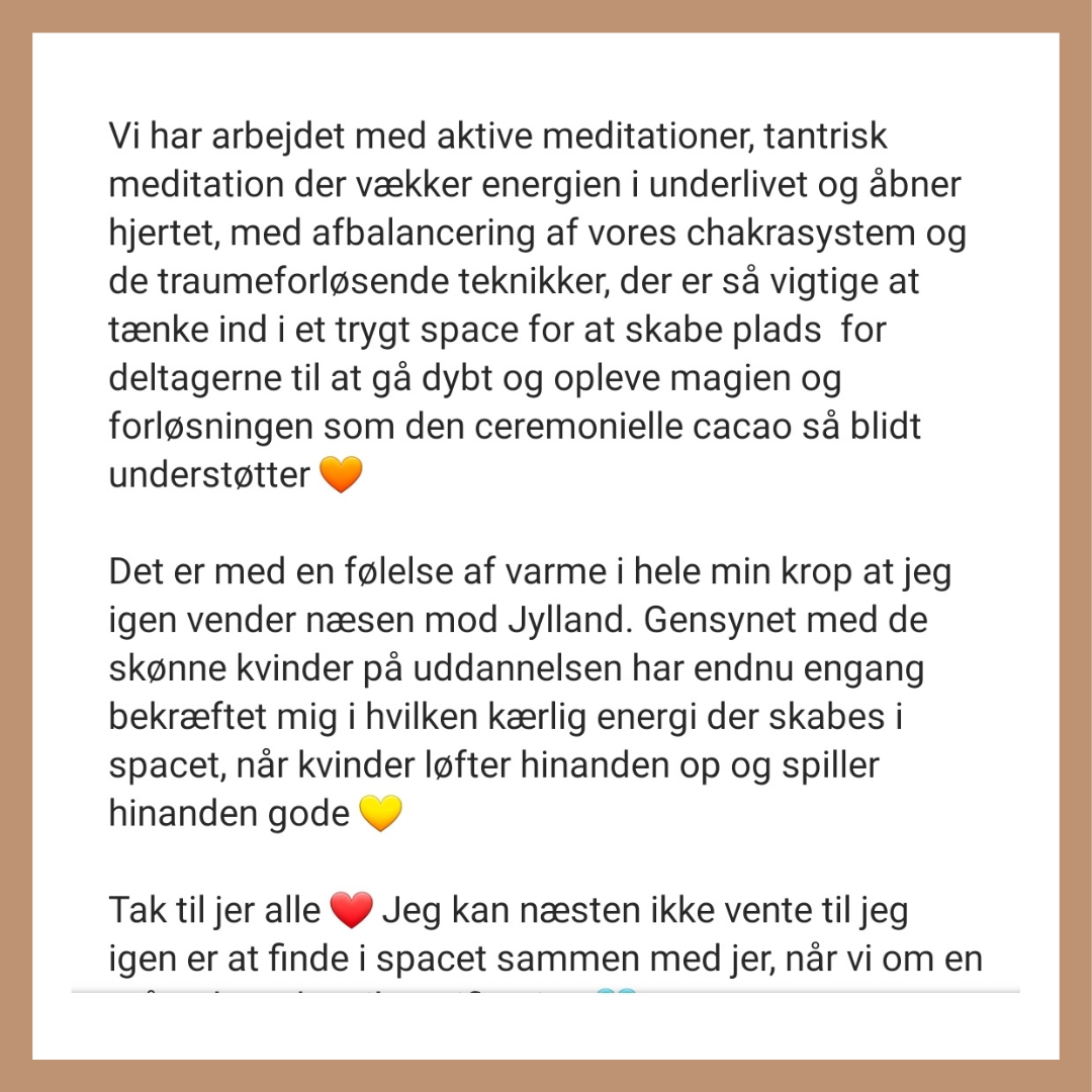 Sacred Cacao Guardian Training