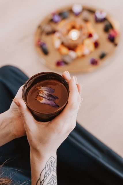 Fuldmåne ritual 🌕 - Cacao, Guidet ceremoni & energiredskaber