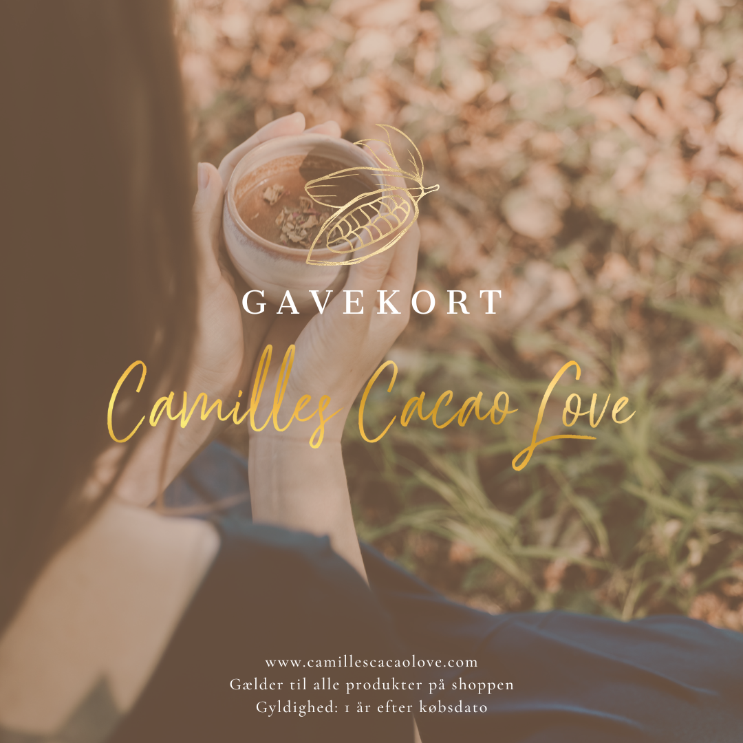 Gavekort - til alt på shoppen fra CamillesCacaoLove.com